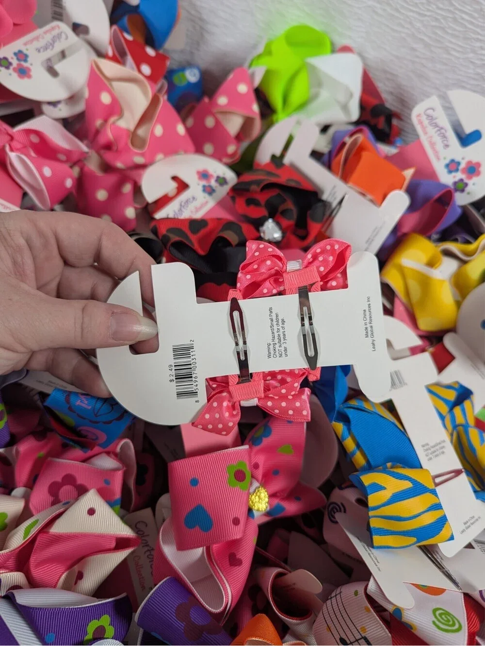ColorForce - Kapalua Collection - Girls Hair bows - 20 Pieces - Random Assorted